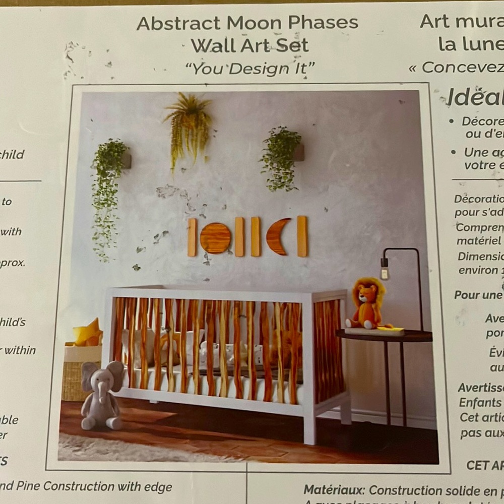 Milk Street Abstract Moon Phases Wall Art Set